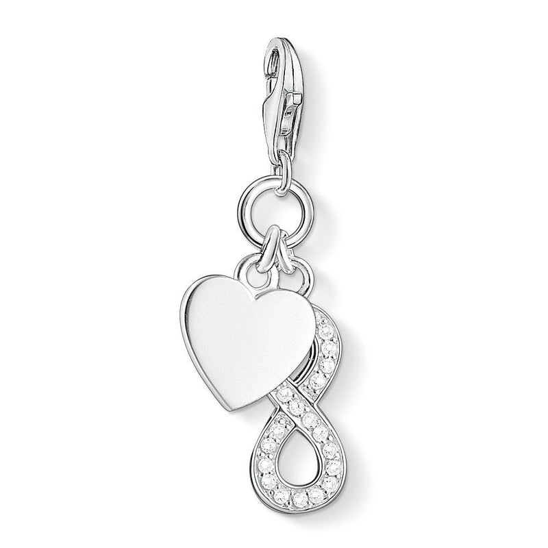 Charm Pendant Heart Infinity
