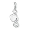 Charm Pendant Heart Infinity