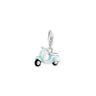 Charm Pendant Tuquoise Motor Scooter