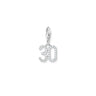 Charm Pendant Number 30 with Zirconia