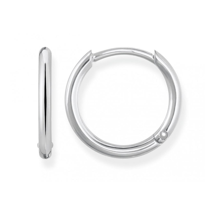 Hoop Earrings Small Silver