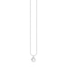 Necklace Paw Zirconia Pendant Silver