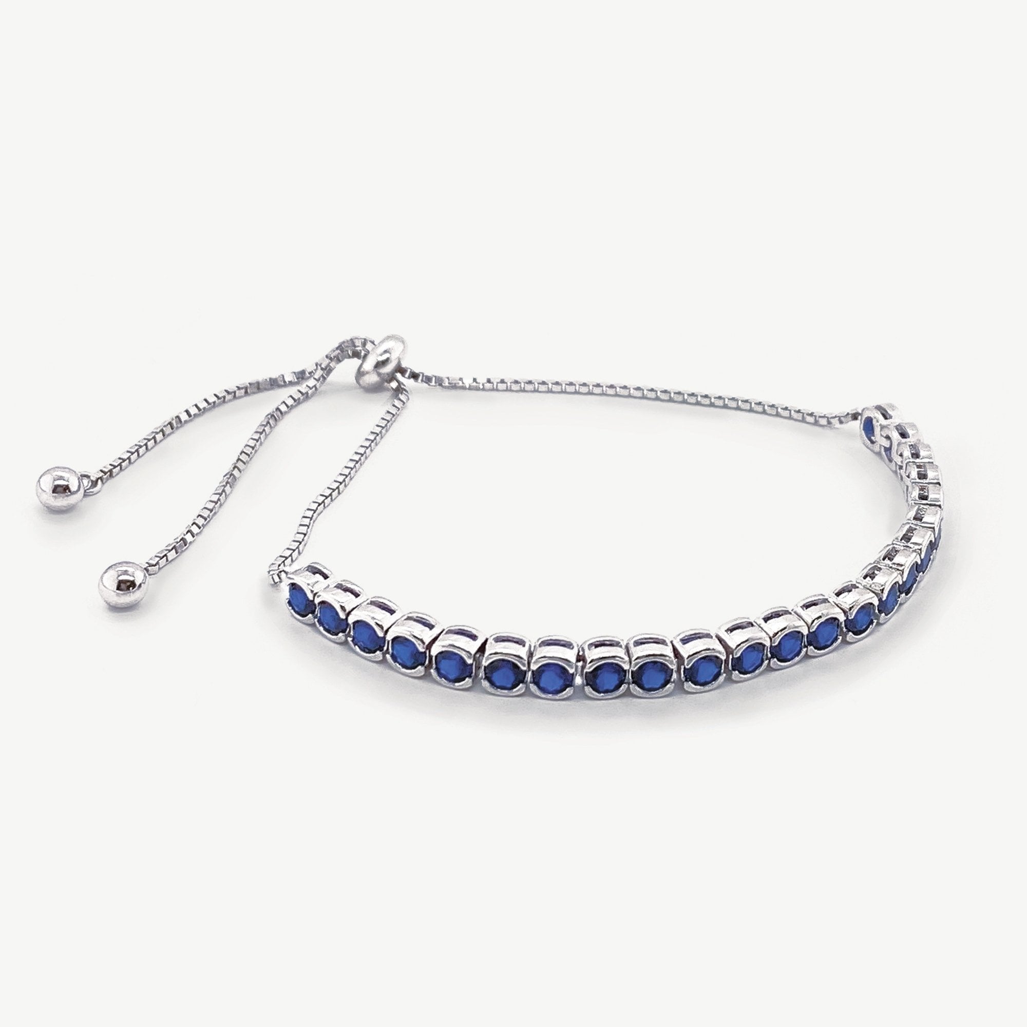Blue Moon Tennis Toggle Bracelet