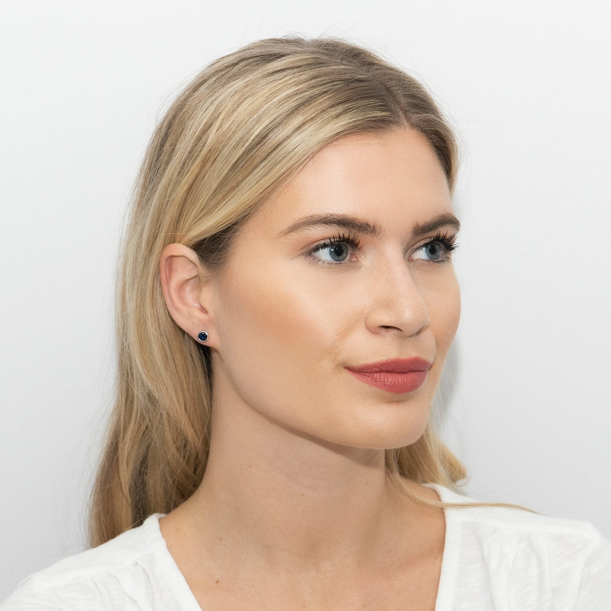 Blue Moon Classic Stud Earrings