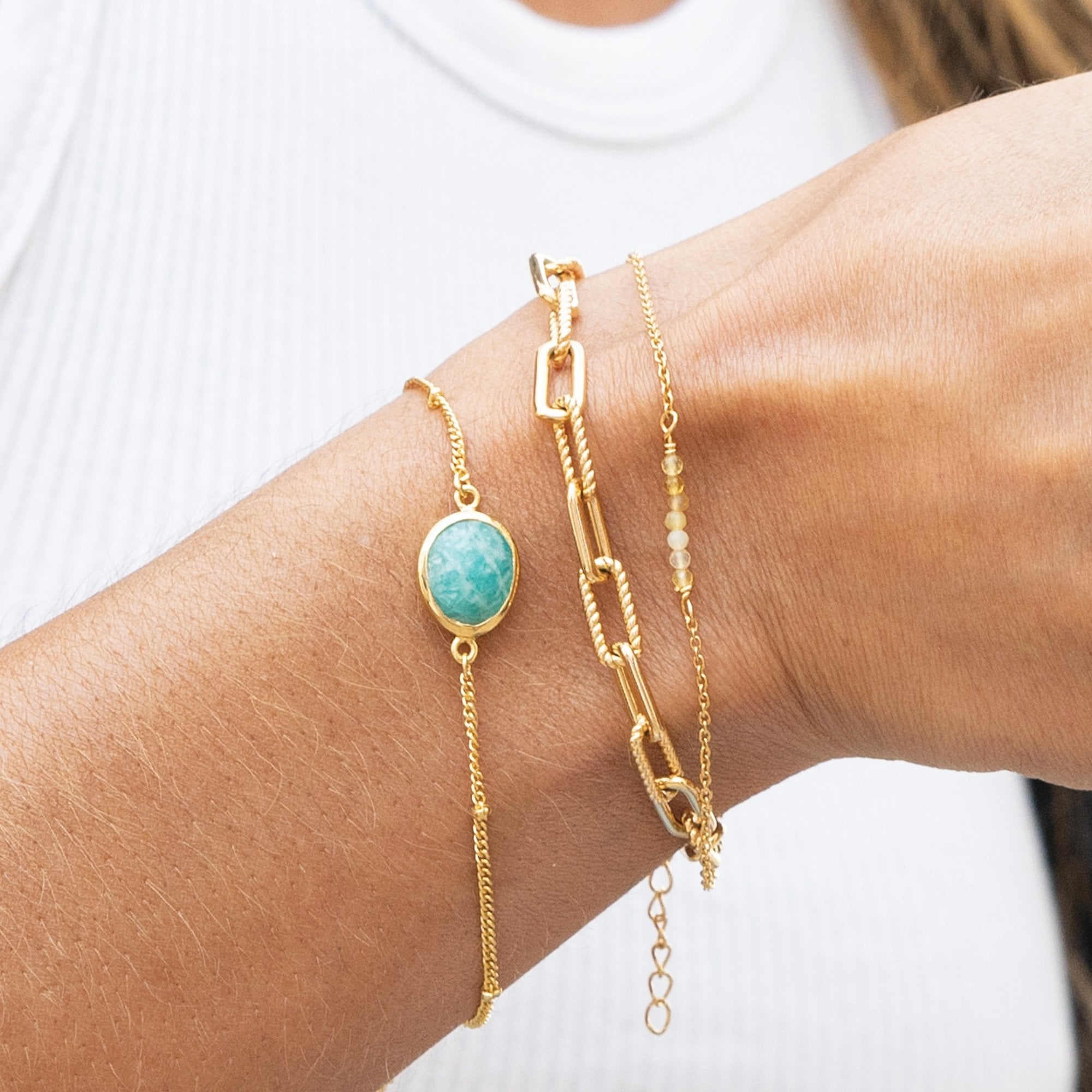 Endless Summer Mini Beaded Gemstone Bracelet