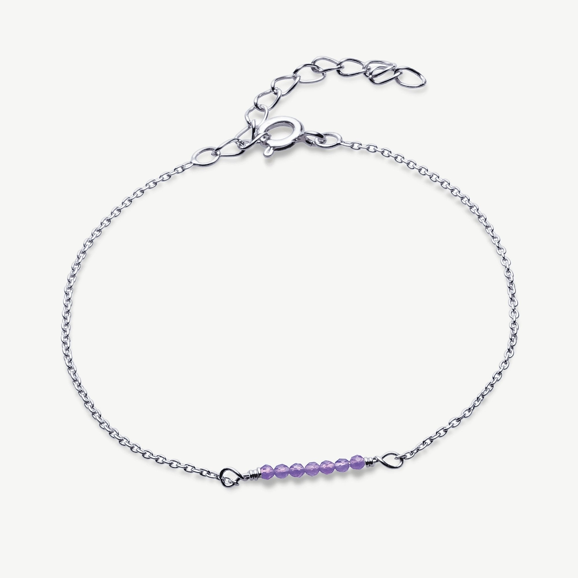 Lilac Haze Mini Beaded Bracelet