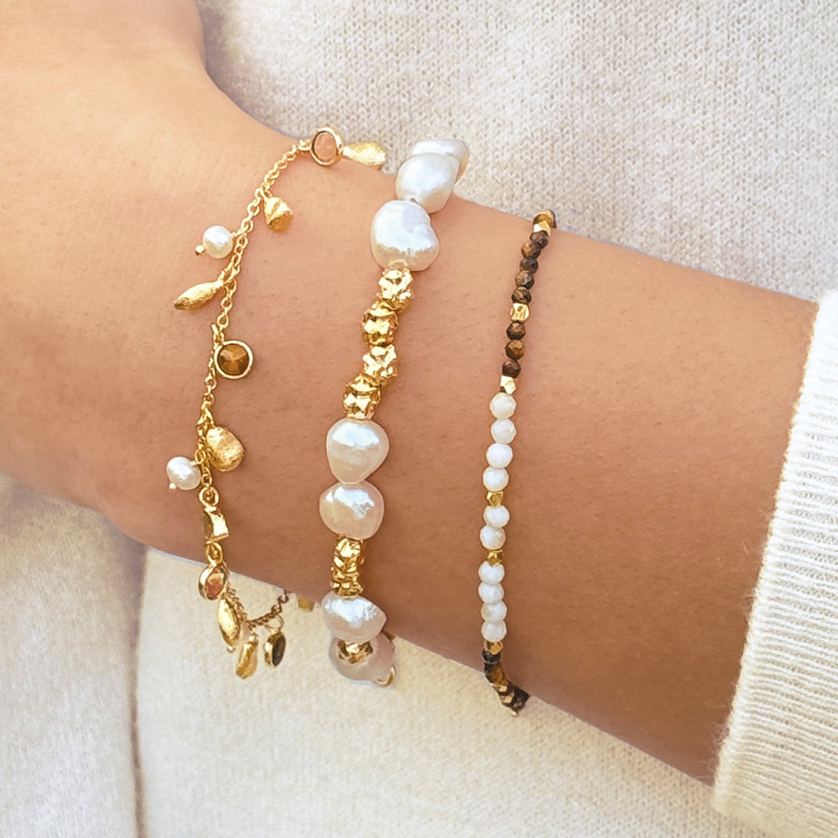 Sparta Mini Gemstone Beaded Bracelet
