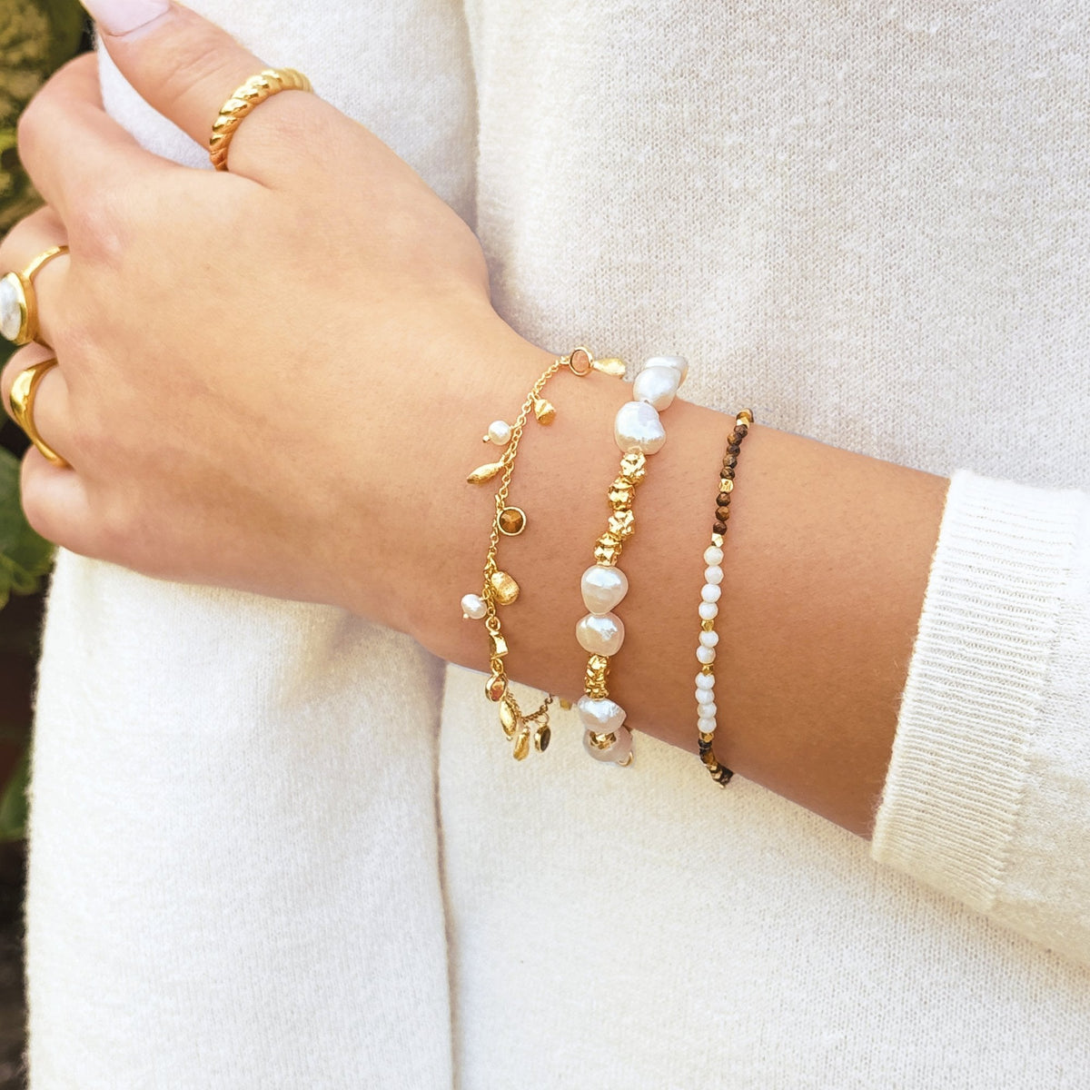 Sparta Mini Gemstone Beaded Bracelet