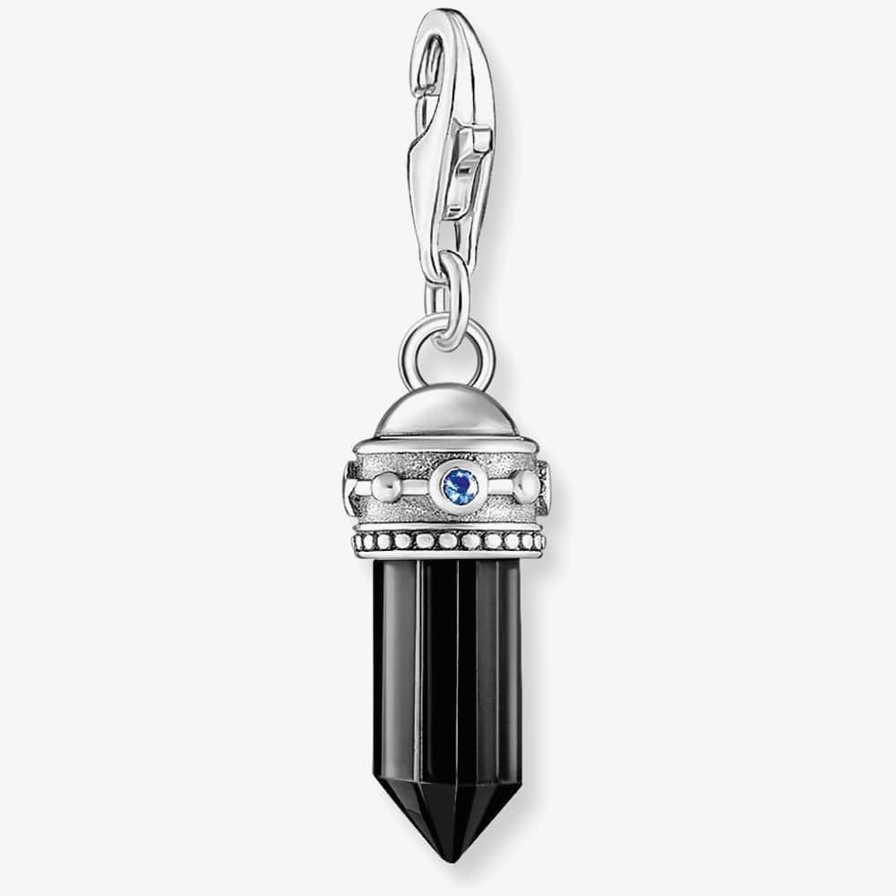 Charm Pendant Onyx Hexagon