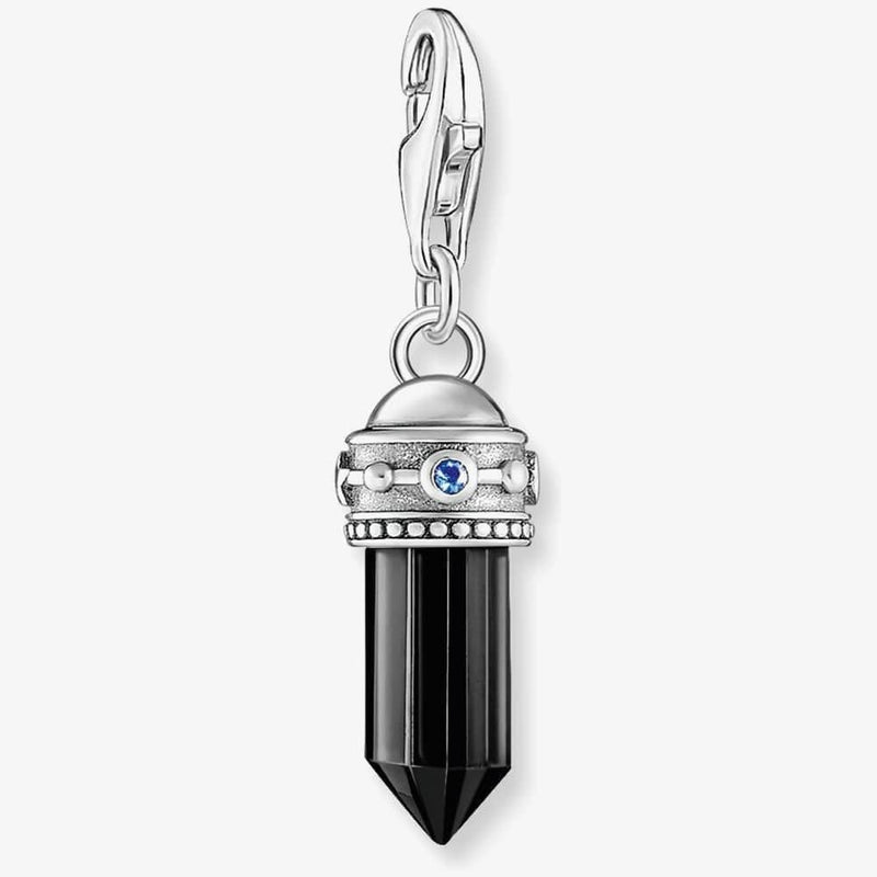 Charm Pendant Onyx Hexagon