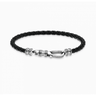 Leather Strap Silver Lobster Clasp