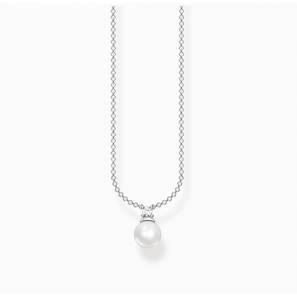 Silver Pearl Necklace
