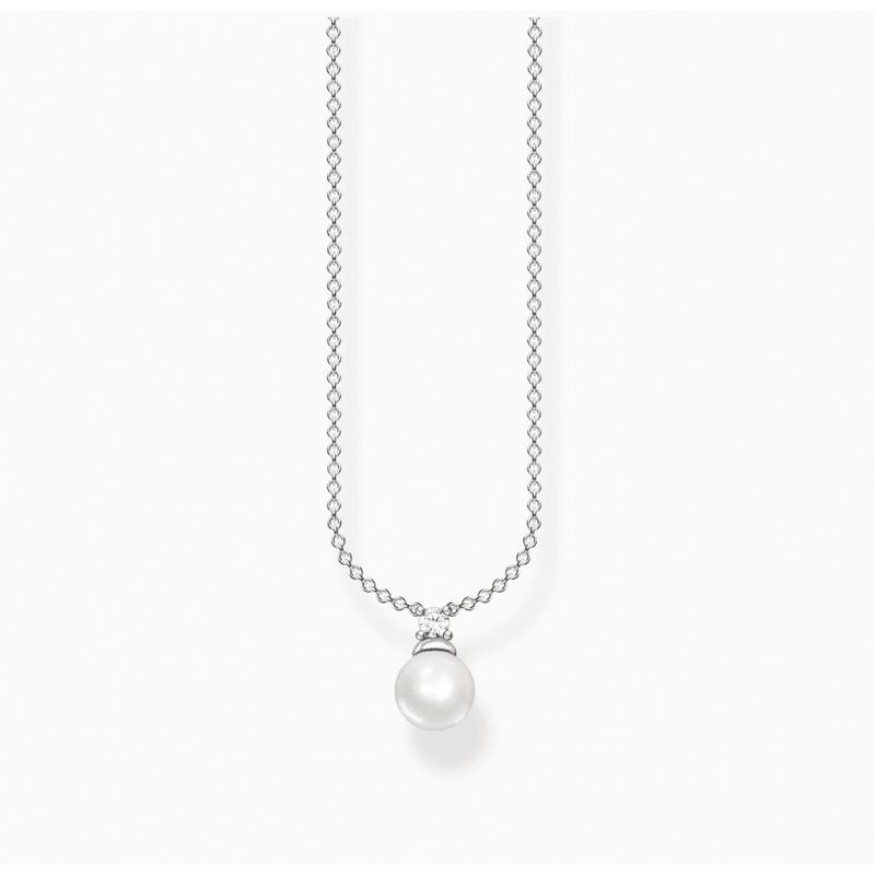 Silver Pearl Necklace