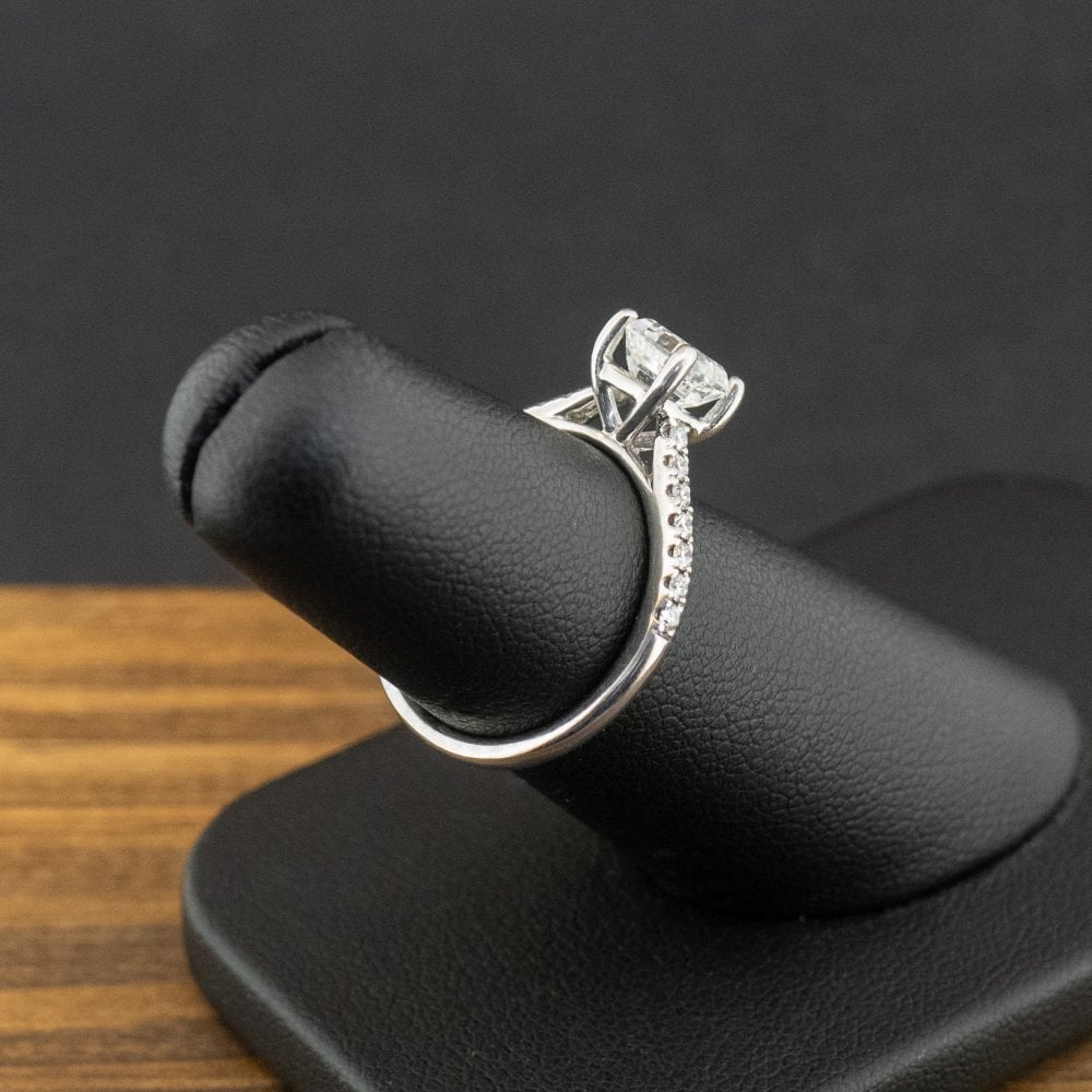 1.01ct E/VS2 Asscher Cut Diamond Ring with GIA Certification