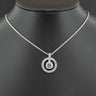 18ct White Gold 16 Inch 1.68ct Diamond Necklace Certificated