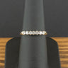 9ct Yellow Gold 0.25ct Diamond 7 Stone Ring Size N 1.4g