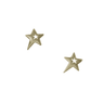 Gold Plated Silver Seren Star Stud Earrings