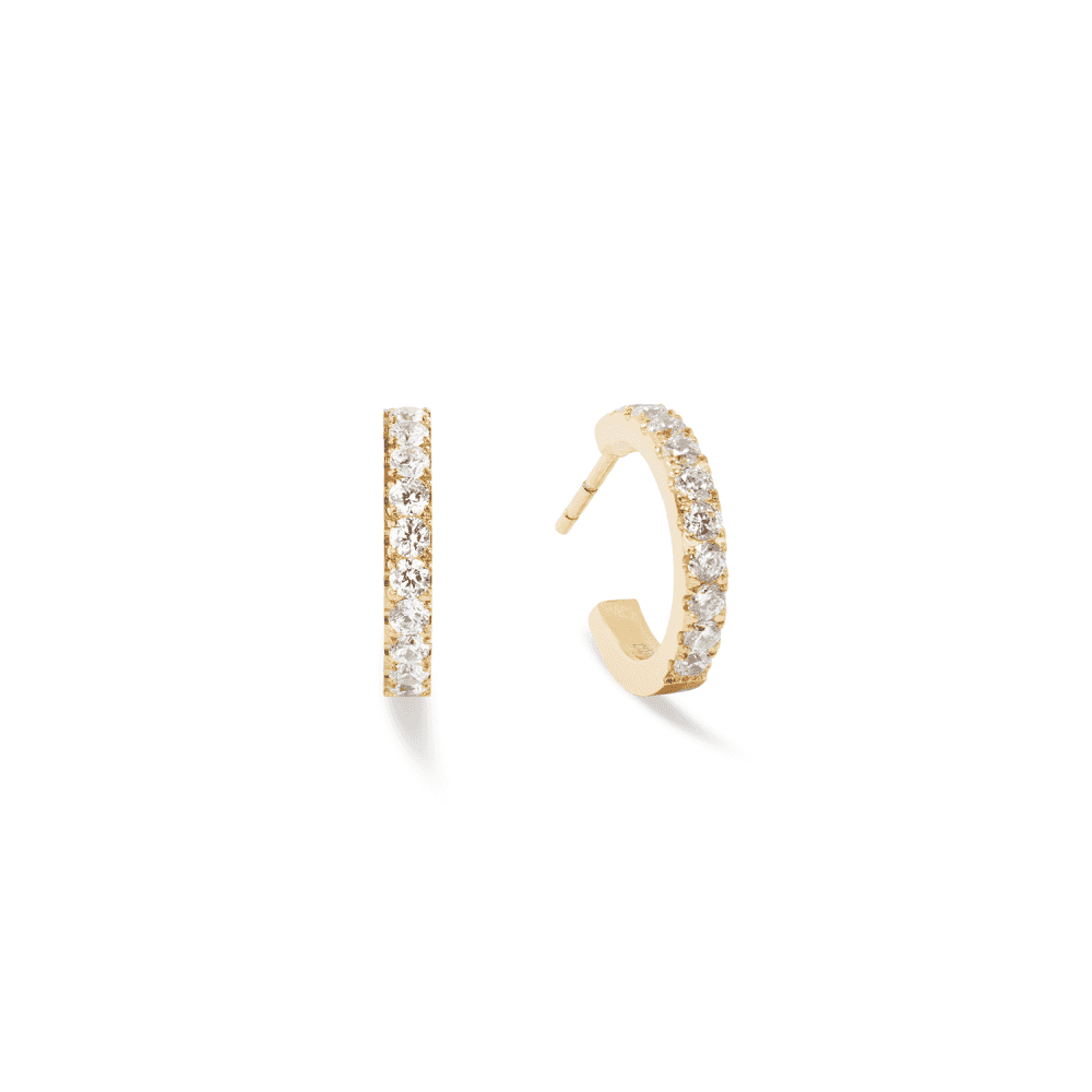 Eternal Love Hoop Mini Gold-Crystal
