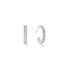 Eternal Love Hoop Mini Silver-Crystal