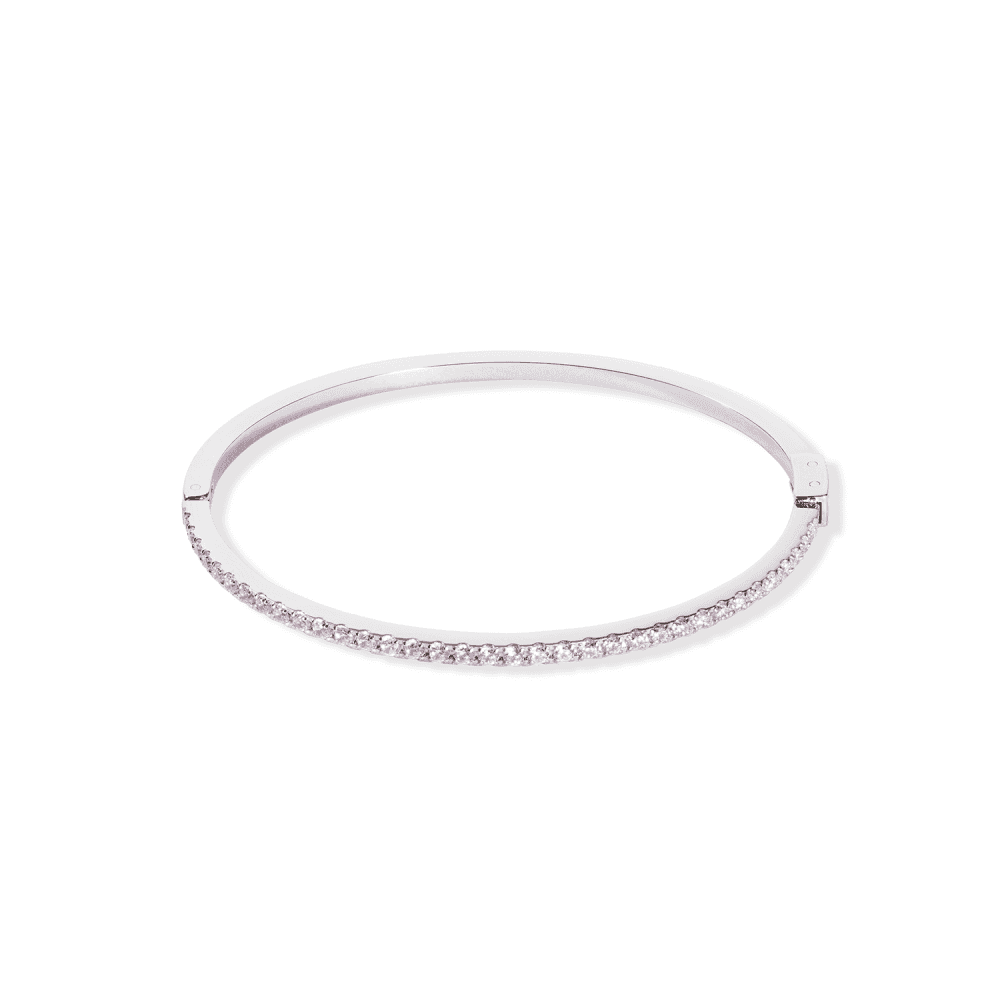 Elegance Bangles Pink Cubic Zirconia