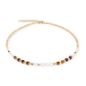 Necklace Cosmic Pearls Deep Gold