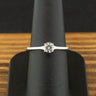 14ct White Gold 0.33ct Diamond Solitaire Ring Size N 1/2 3.3g