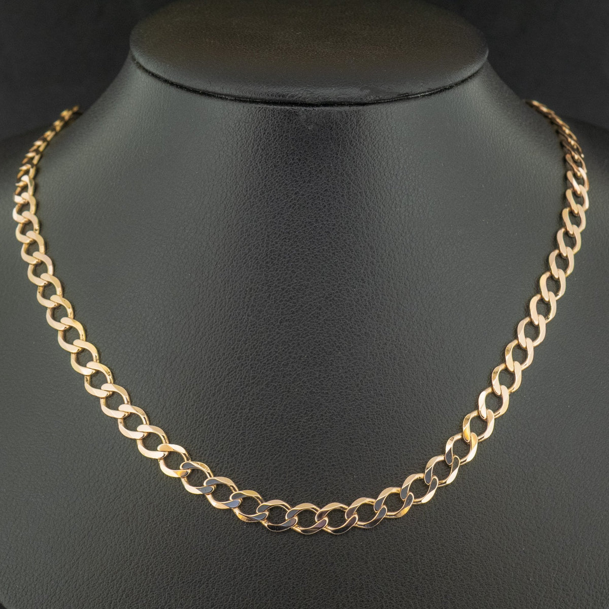 9ct Yellow Gold 20 Inch Curb Chain Necklace 13.3g