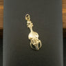 9ct Yellow Gold Violin Charm 1.3g