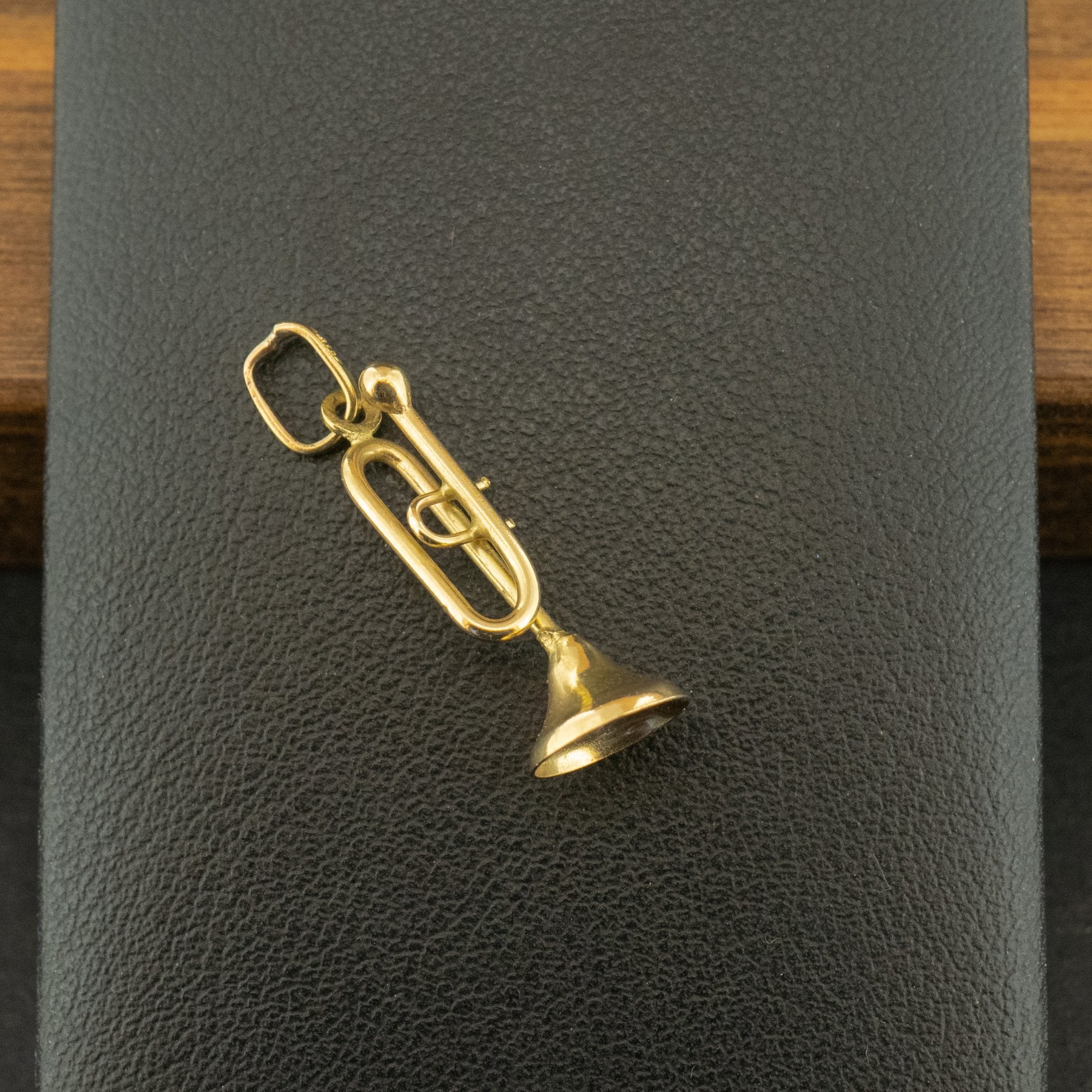 9ct Yellow Gold Trumpet Charm 0.8g
