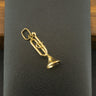 9ct Yellow Gold Trumpet Charm 0.8g