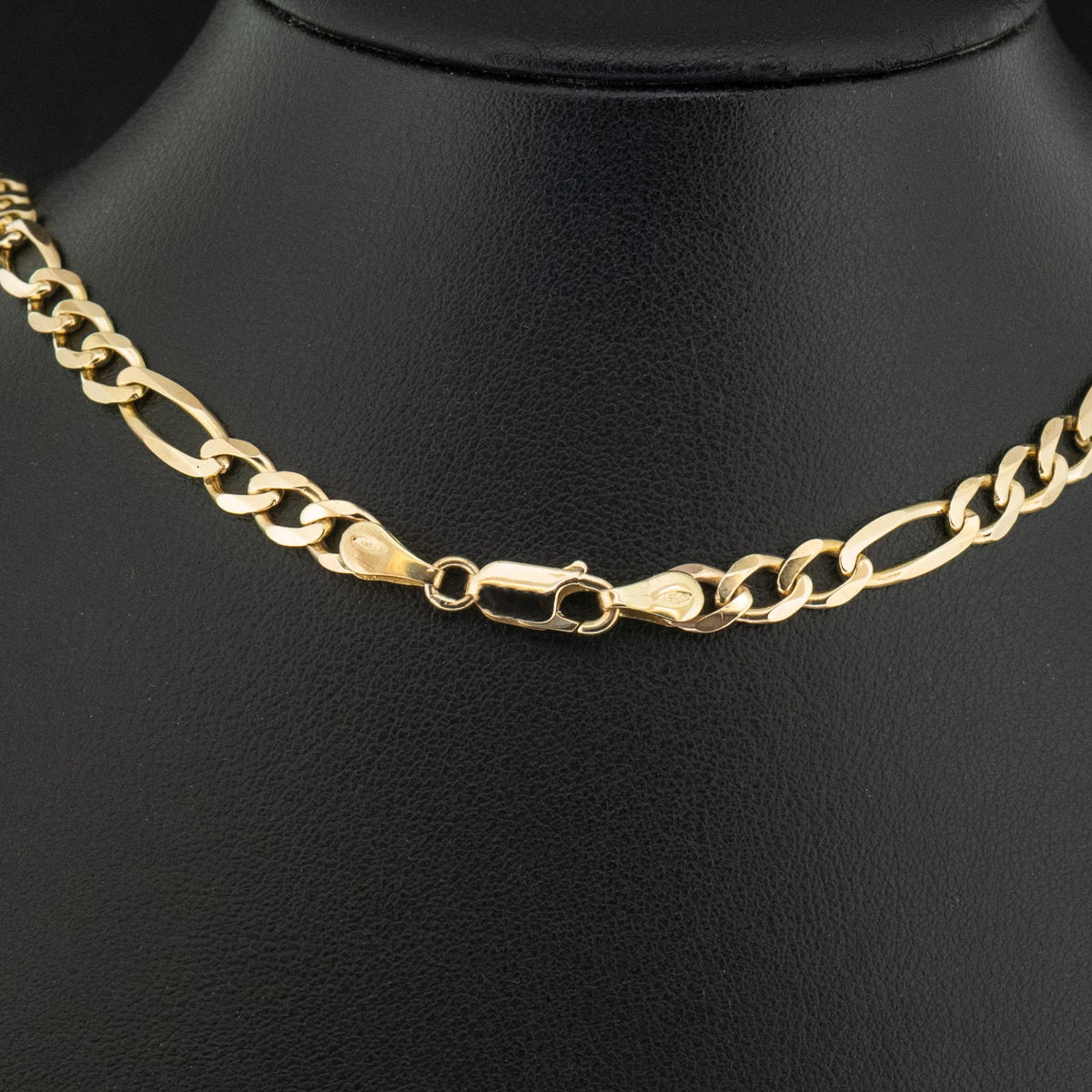 9ct Yellow Gold 24 Inch Figaro Chain Necklace 17.9g