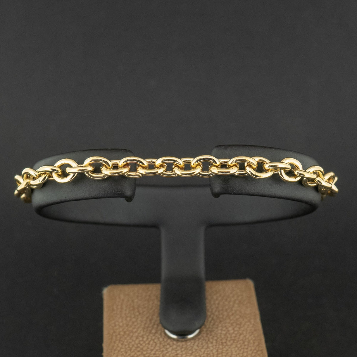 18ct Yellow Gold 8 Inch Chain Bracelet 9g