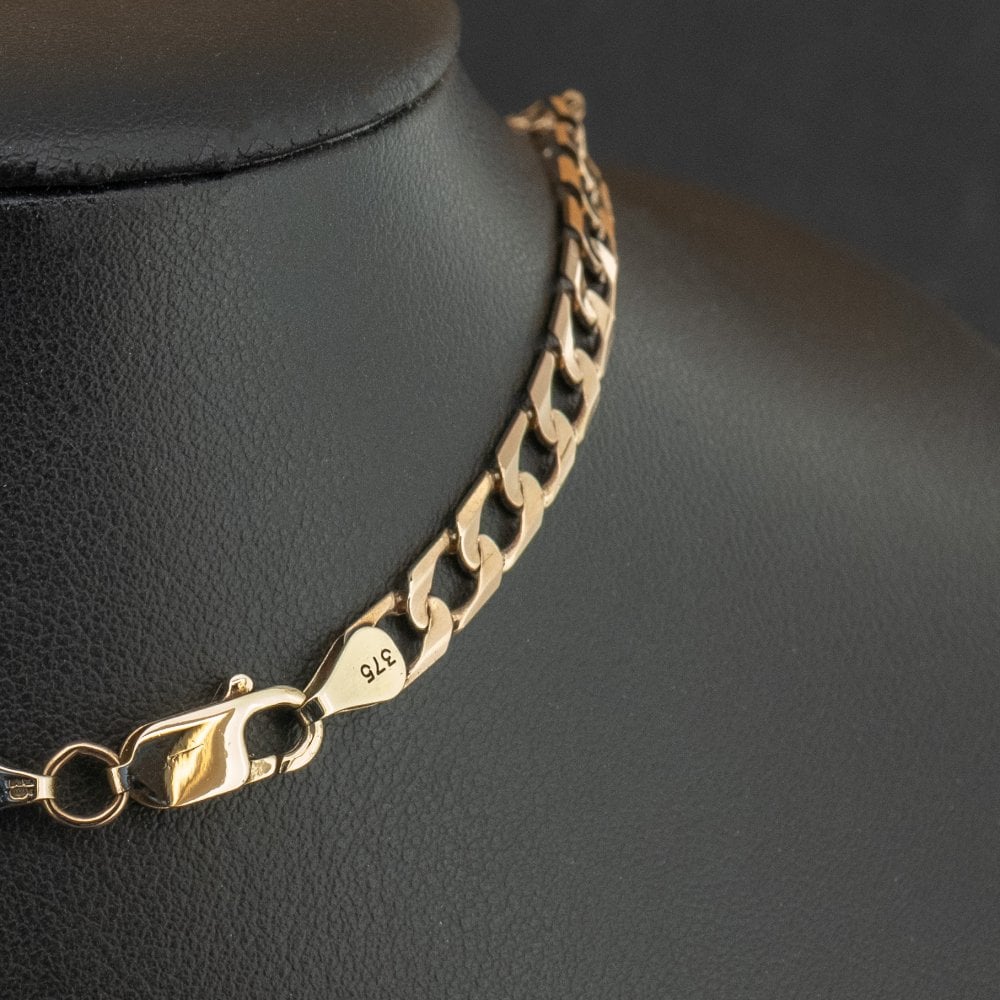 9ct Yellow Gold 18 Inch Curb Chain Necklace 15.1g
