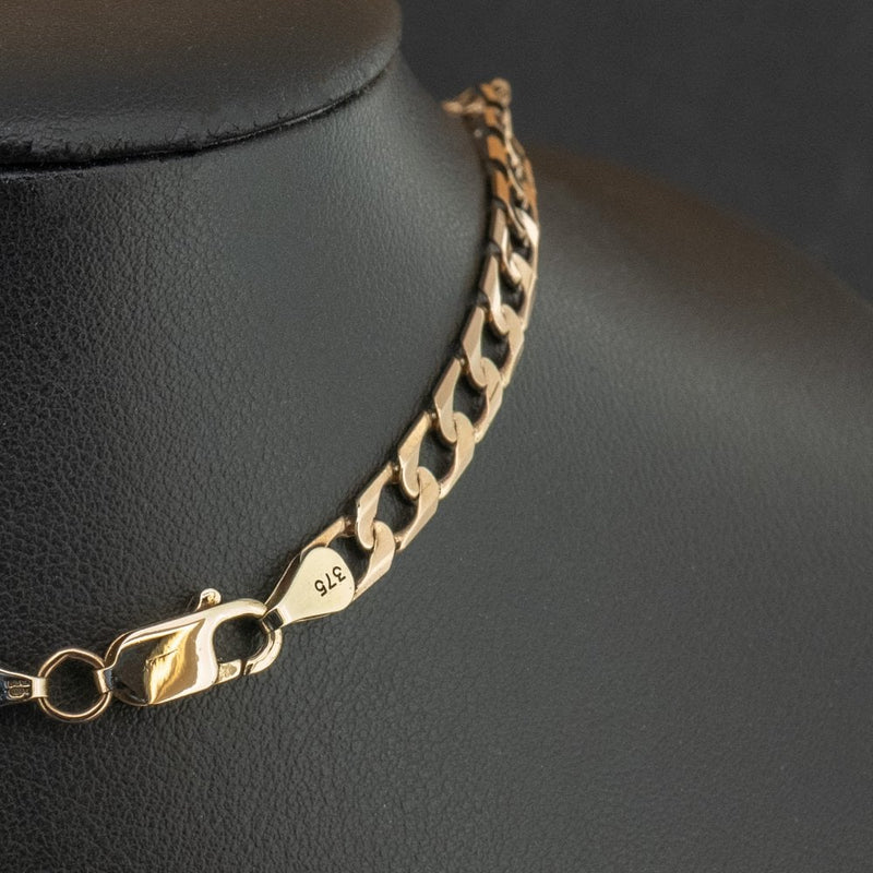 9ct Yellow Gold 18 Inch Curb Chain Necklace 15.1g