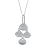 Sterling Silver Pretty Scallop Shell Drop Necklace