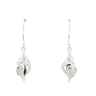 Sterling Silver Conch Shell Drop Earrings