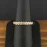 18ct Yellow Gold 0.77ct Diamond Eternity Ring Size P 2.6g