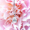 18Ct White Gold Lab Created 1.02ct Pear Cut Diamond 16-18" Necklace