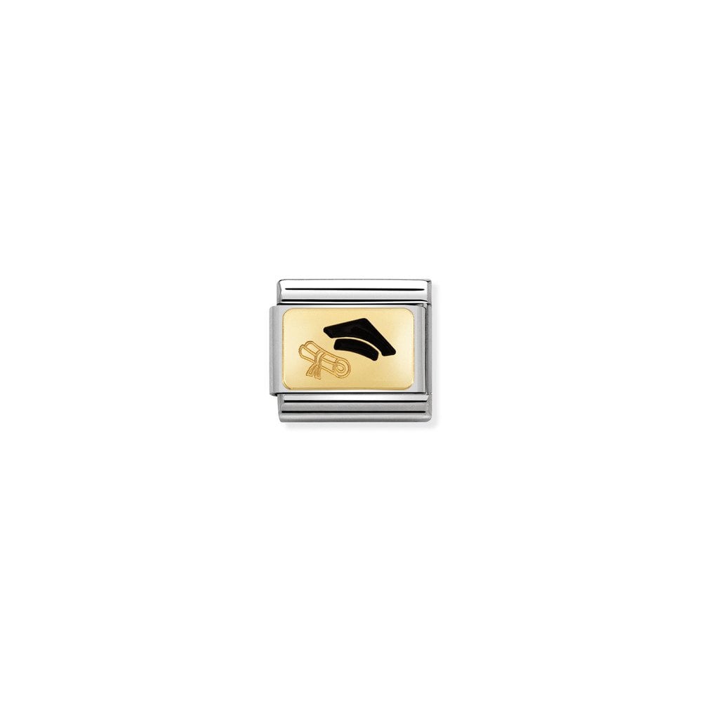 Composable Classic PLATES steel , enamel and bonded yellow gold 27 Diploma