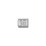 Composable CL SYMBOLS steel , Cubic zirconia and 925 sterling silver 18 18