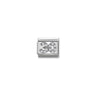 Composable CL SYMBOLS steel , Cubic zirconia and 925 sterling silver 21 30