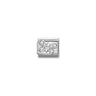Composable CL SYMBOLS steel , Cubic zirconia and 925 sterling silver 35 WHITE butterfly