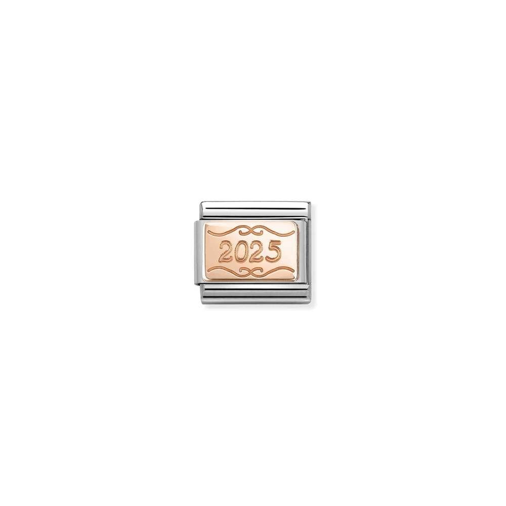 Composable Classic PLATES in stainless steel with 9k rose gold CUSTOM 55 Plate 2025