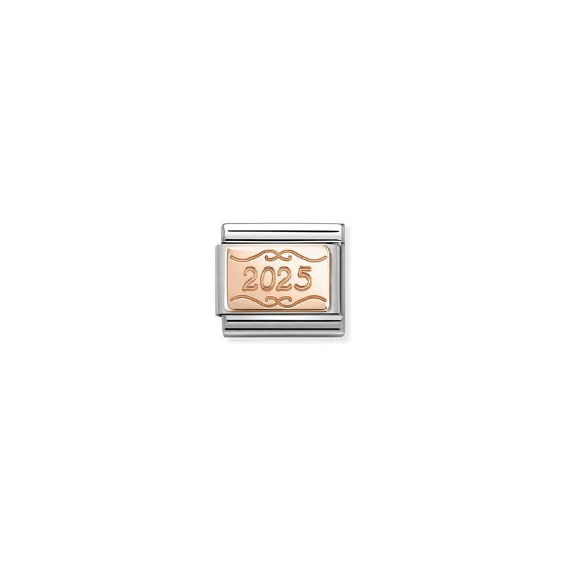 Composable Classic PLATES in stainless steel with 9k rose gold CUSTOM 55 Plate 2025