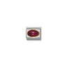 COMPOSABLE Classic OVAL STONES in stainless steel with bonded yellow gold 10 RUBY