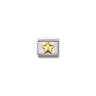 COMPOSABLE Classic FUN in stainless steel with bonded yellow gold 12 Raised star