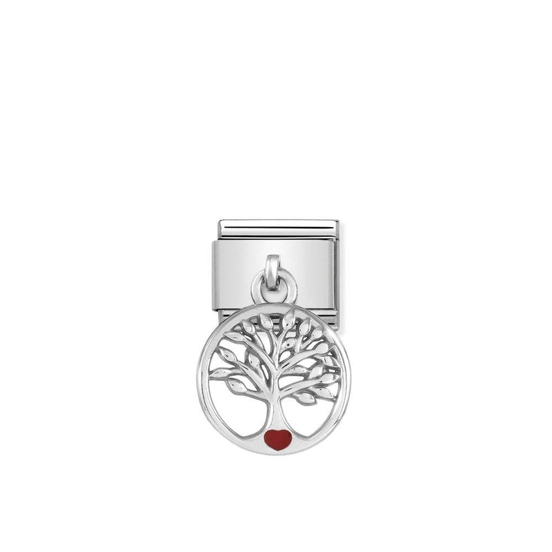 Composable Classic CHARMS steel, 925 sterling silver and enamel 07 Tree life