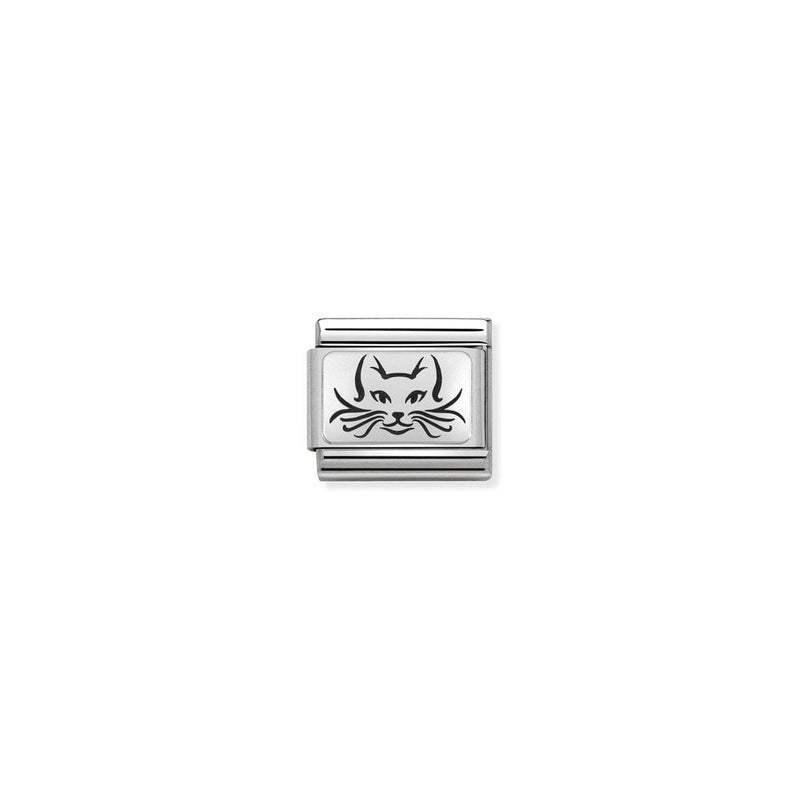 Composable Classic OXYDISED PLATES 2 in steel and 925 sterling silver 05 Cat
