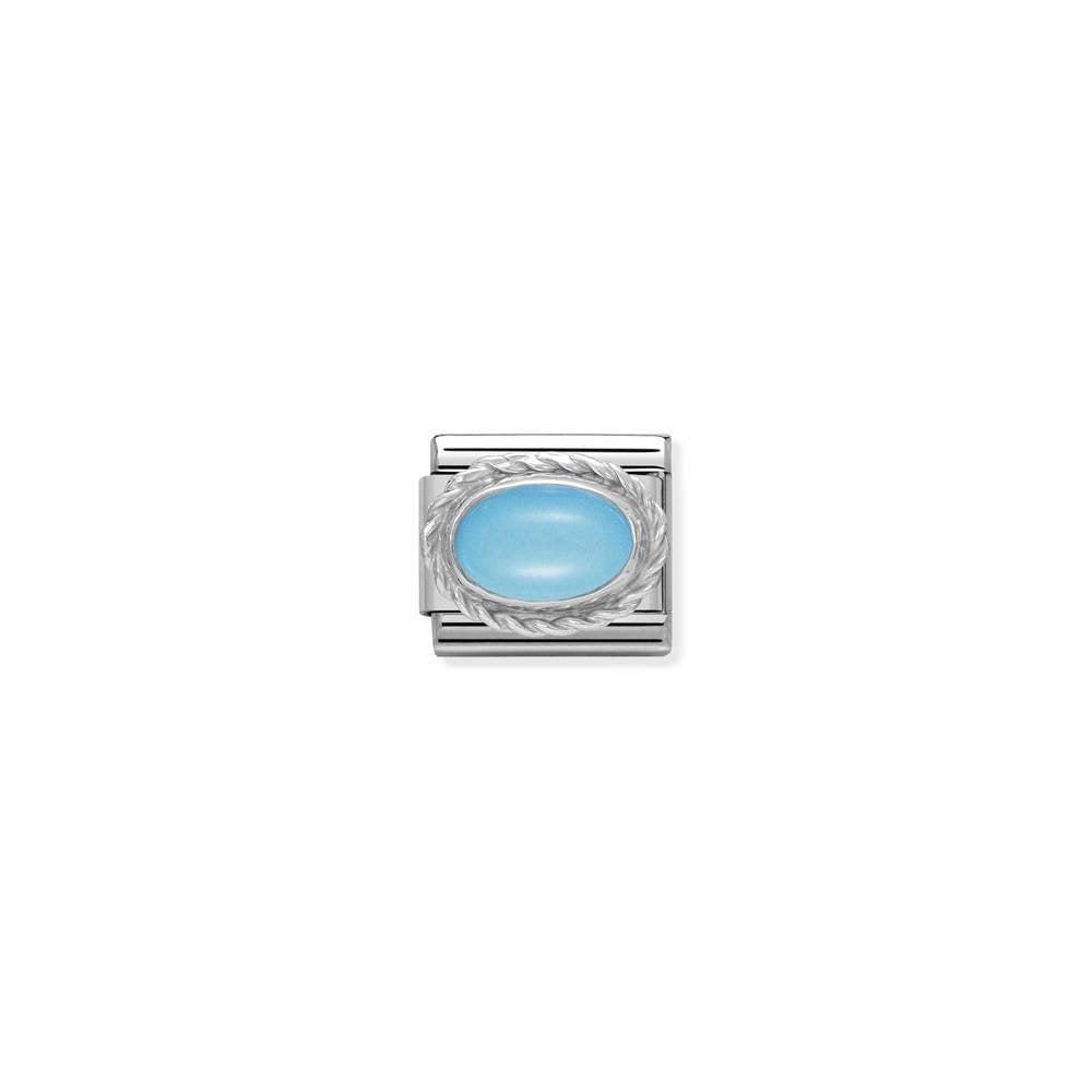 Comp, Classic hard stones stainless steel, rich 925 sterling silver setting 06 TURQUOISE