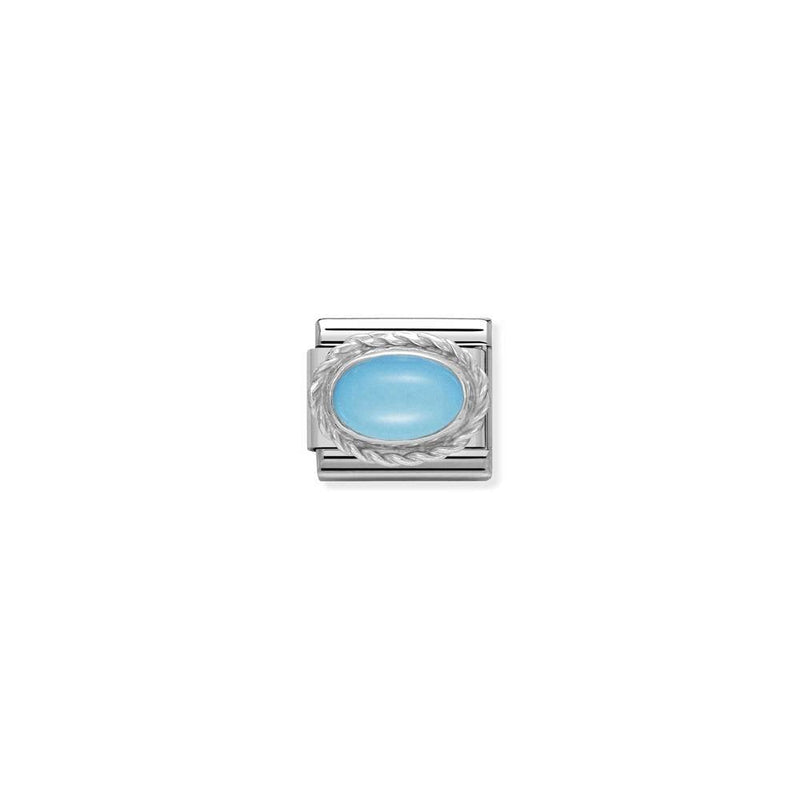 Comp, Classic hard stones stainless steel, rich 925 sterling silver setting 06 TURQUOISE